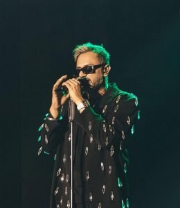Honey Singh Wearing Droplet Blazer