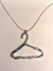 Hanger Pendant made of brass silver plated