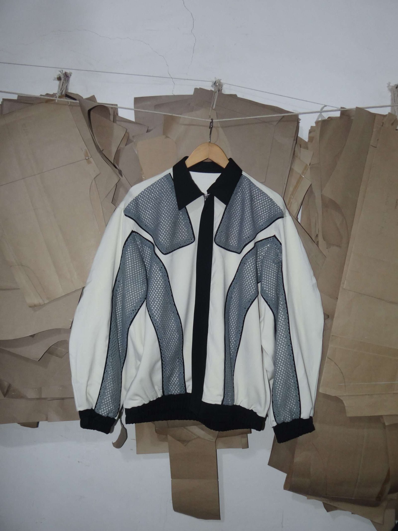 NETTED BOMBER JACKET - Image 4